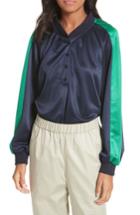Women's Tibi Pullover Track Jacket - Blue