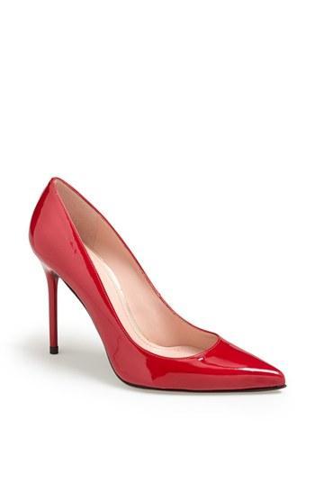 Stuart Weitzman 'nouveau' Pump Raspberry Aniline
