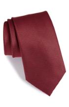 Men's Brioni Solid Silk Tie, Size - Red