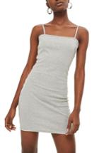 Women's Topshop Jersey Body-con Minidress Us (fits Like 0) - Grey