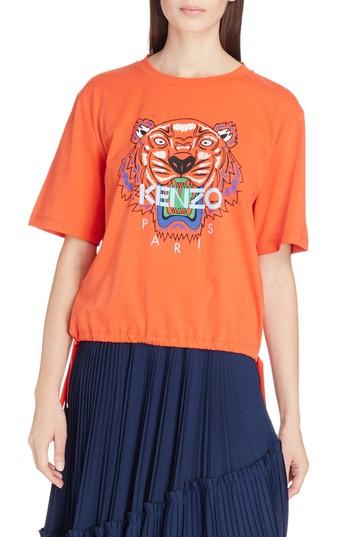 Women's Kenzo Tiger Drawstring Graphic Tee