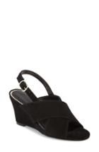 Women's Athena Alexander Eastford Wedge Sandal .5 M - Black