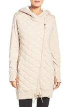 Women's Ugg 'kayla' Quilted Hoodie - Beige