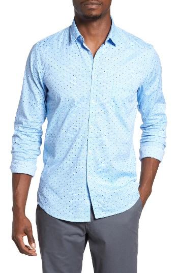 Men's Boss Orange Eglam Dot Print Sport Shirt