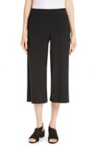 Women's Eileen Fisher Patch Pocket Crop Pants - Black