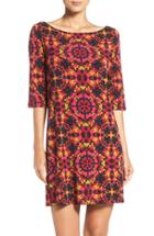 Women's Leota Dolman Sleeve Jersey Sheath Dress - Red