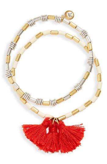 Women's Madewell Sead Bead Set Of 2 Bracelets