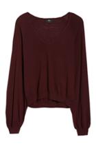 Women's 7 For All Mankind V-neck Sweater - Red