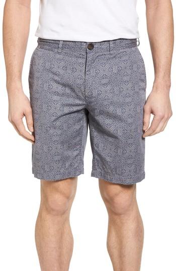 Men's Surfside Supply Flat Front Mandala Print Shorts - Grey