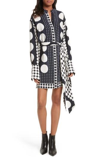Women's Diane Von Furstenberg Silk Shirtdress - Blue
