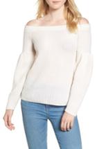 Women's Rebecca Minkoff Lottie Off The Shoulder Sweater, Size - White