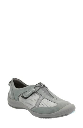 Women's Clarks 'asney' Slip-on Sneaker M - Grey