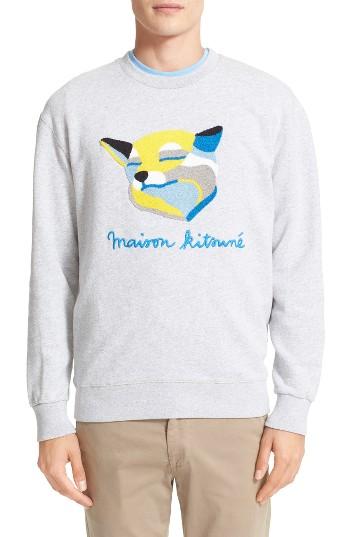 Men's Maison Kitsune Chenille Patch Sweatshirt