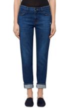 Women's J Brand Johnny Mid Rise Boyfriend Jeans - Blue