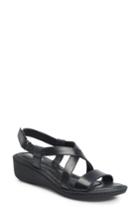 Women's B?rn Idella Wedge Sandal M - Black