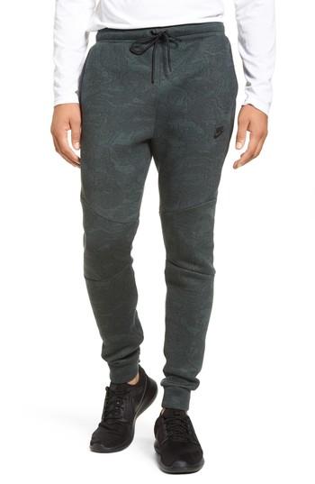 Men's Nike Tech Fleece Pants, Size - Green