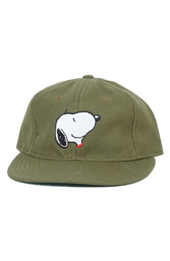 Men's Ebbets Field Flannels Peanuts Baseball Cap - Green