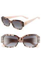 Women's Dior Ladydiorstuds5 54mm Sunglasses - Havana Light Pink