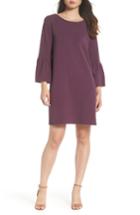 Women's French Connection Paros Sudan Bell Sleeve Shift Dress - Purple