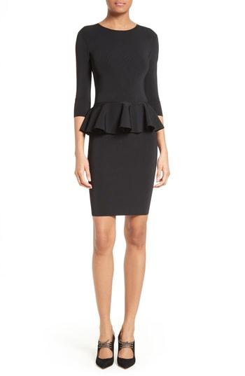 Women's Ted Baker London Jamnie Peplum Body-con Dress - Black