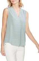 Women's Vince Camuto Linear Motion Blouse, Size - Blue