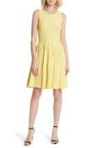 Women's Milly Dot Pleat Fit & Flare Dress, Size - Yellow