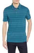 Men's Boss Place Slim Fit Space Dyed Polo - Green