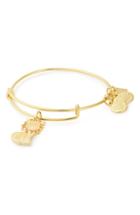 Women's Alex And Ani Charity By Design - Lion Adjustable Wire Bangle