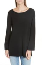 Women's Eileen Fisher Bateau Neck Merino Wool Tunic Top