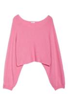 Women's Leith Crop Dolman Pullover - Pink