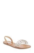 Women's Steve Madden Alanis Embellished Sandal M - Metallic