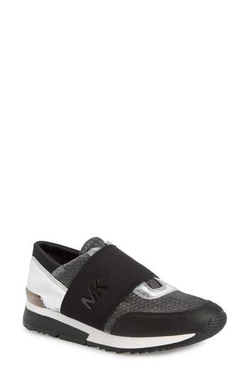 Women's Michael Michael Kors Slip-on Sneaker .5 M - Black