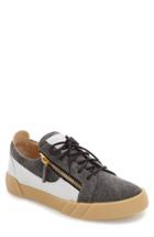 Men's Giuseppe Zanotti Low Top Sneaker Eu - Grey