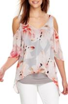 Women's Wallis Apricot Lily Cold Shoulder Top