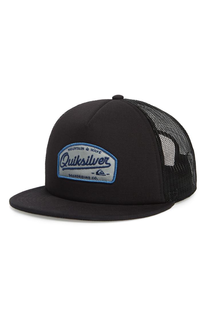 Men's Quiksilver Past Checker Trucker Hat -