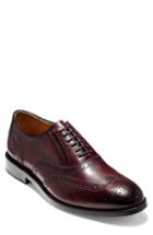 Men's Cole Haan American Classics Kneeland Wingtip .5 D - Red