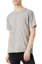 Men's Topman Raw Edge T-shirt - Grey