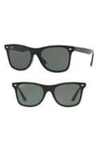 Women's Ray-ban Blaze 41mm Wayfarer Sunglasses - Black Solid