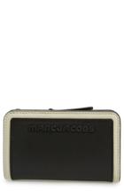 Women's Marc Jacobs Sport Compact Leather Wallet - Black