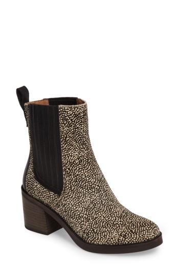 Women's Ugg Camden Genuine Calf Hair Chelsea Boot M - Brown