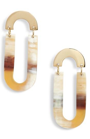 Women's Soko Nelia Open Oval Drop Earrings