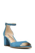Women's Sam Edelman Susie D'orsay Ankle Strap Sandal .5 M - Blue