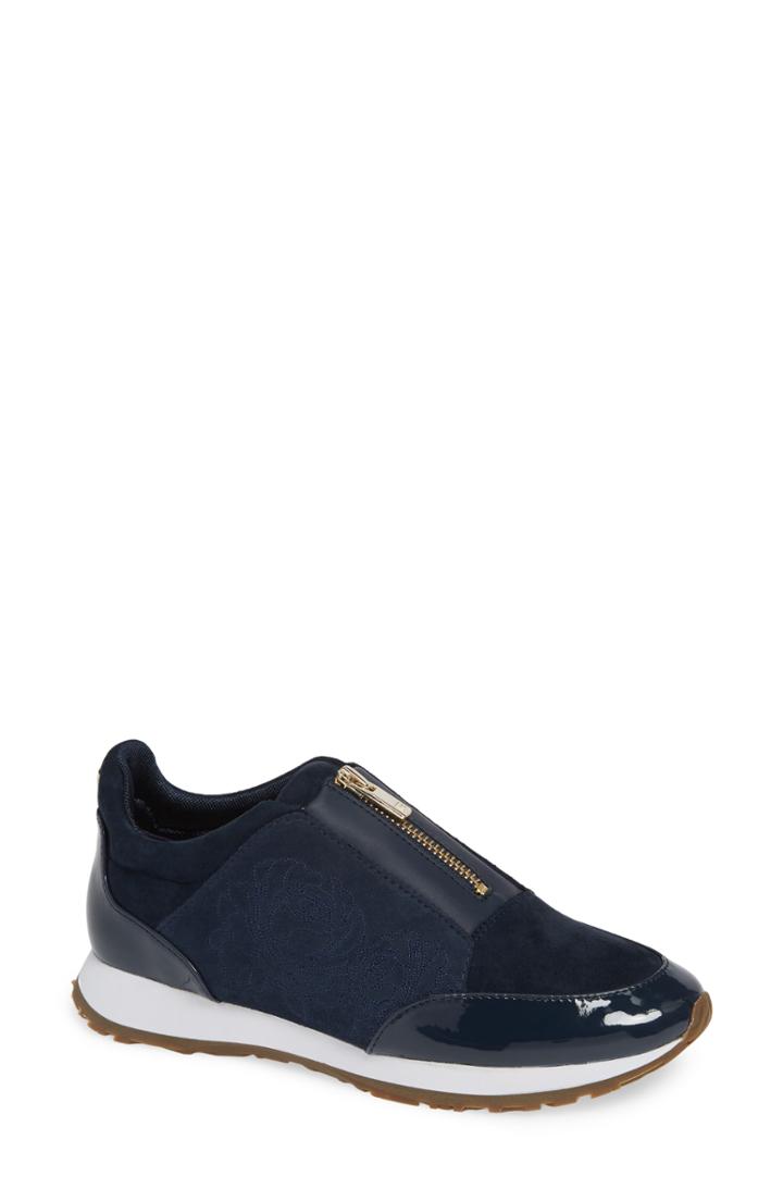 Women's Taryn Rose Carlie Sneaker .5 M - Blue