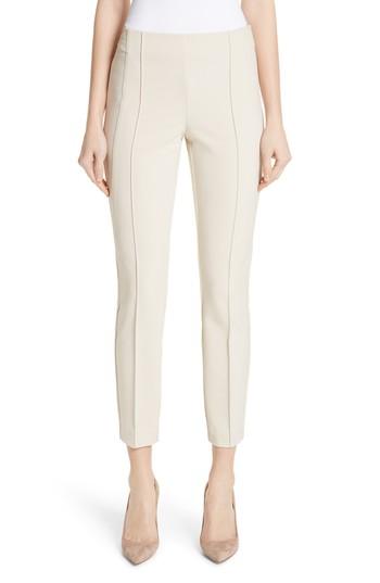 Women's Lafayette 148 New York 'gramercy' Acclaimed Stretch Pants - Beige