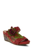 Women's L'artiste Shayla Wedge Sandal .5-6us / 36eu - Red