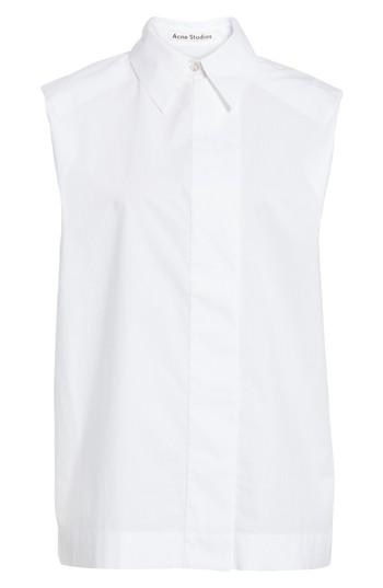 Women's Acne Studios Lucia Sleeveless Blouse Us / 36 Eu - White