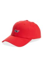 Men's Vineyard Vines Washed Classic Baseball Cap - Red