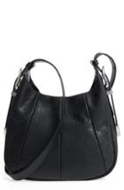 Frye Jacqui Leather Crossbody Bag - Black