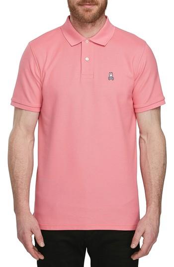 Men's Psycho Bunny Classic Pique Polo (xs) - Pink