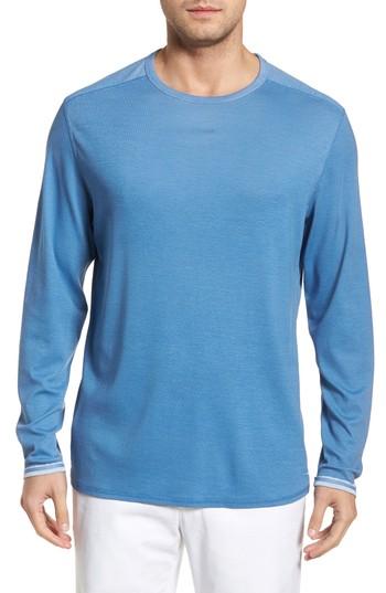Men's Tommy Bahama Dual In The Sun Reversible T-shirt, Size - Blue